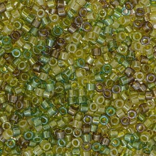 Miyuki delica beads 11/0 - Sparkeling lined camoflauge mix - DB-989